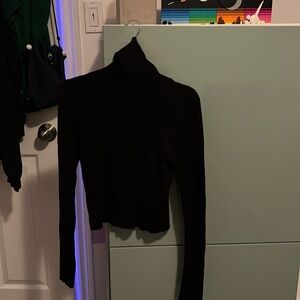 Black turtle neck